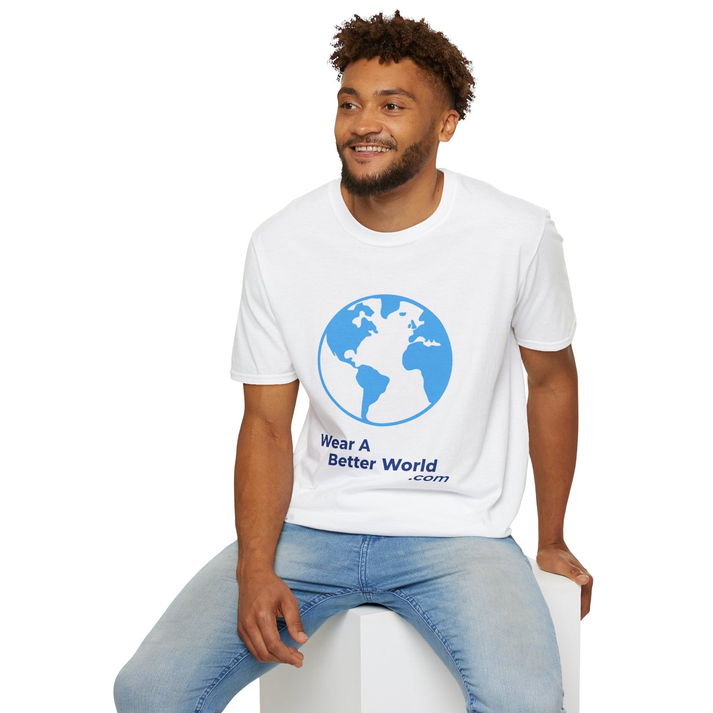 Wear A Better World Globe Logo T-Shirt – Activist Earth Tee