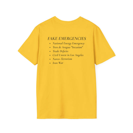 Two-Sided Tyranny Quote T-Shirt – Aesop Front / Crisis Pretexts Back