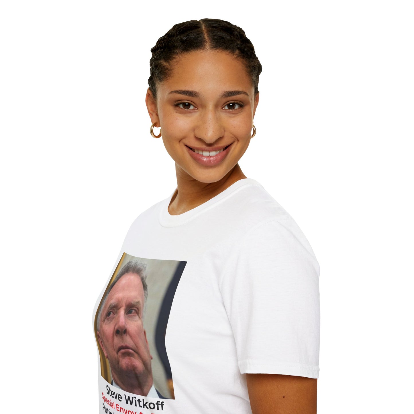Putin’s “Useful Idiot” Special Envoy to Russia – Political Satire T-Shirt