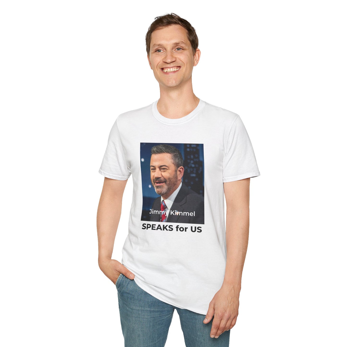 Jimmy Kimmel Free Speech T-Shirt – Double-Sided