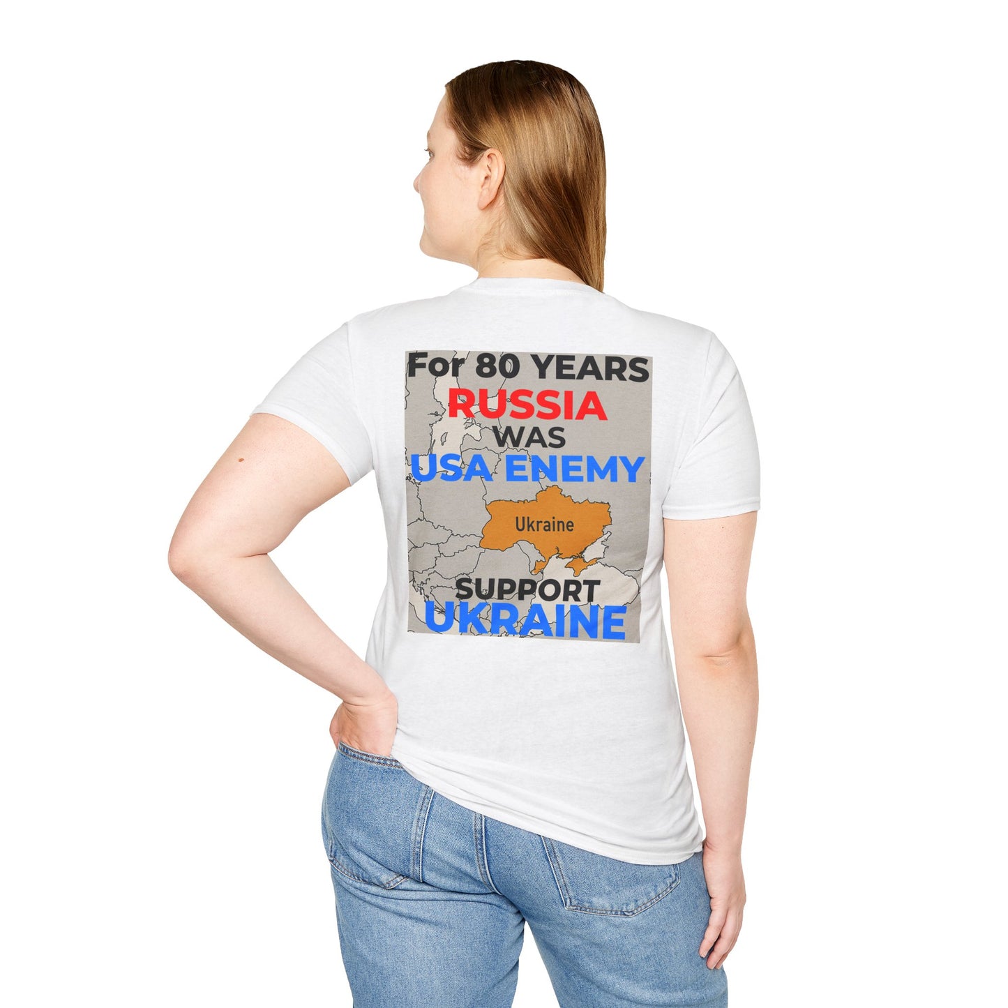 For 80 Years Russia Was USA’s Enemy – Support Ukraine T-Shirt