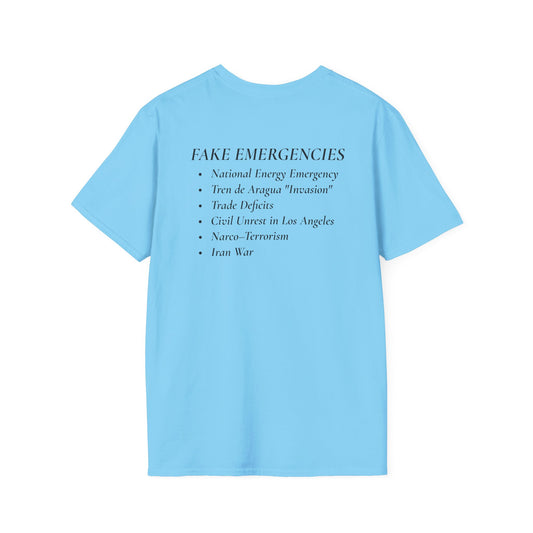 Two-Sided Tyranny Quote T-Shirt – Aesop Front / Crisis Pretexts Back