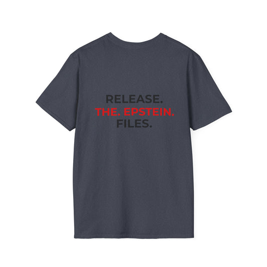 Release the Epstein Files – Truth Over Corruption T-Shirt – Heather Navy