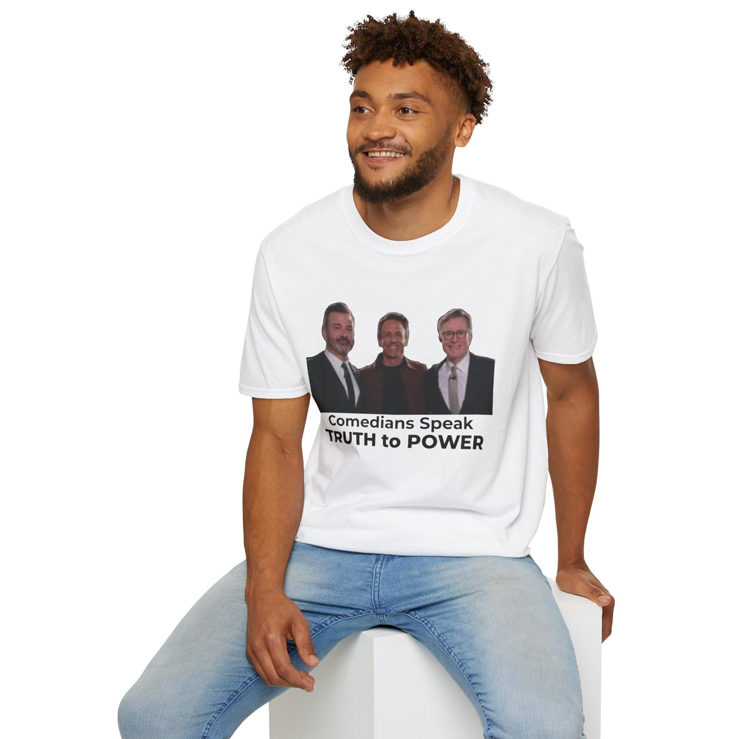 Dictators HATE Comedians – Truth to Power Satire Tee