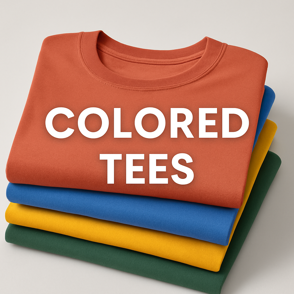 Colored T-shirts