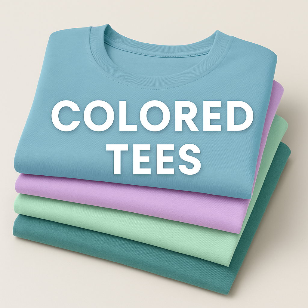Colored T-shirts