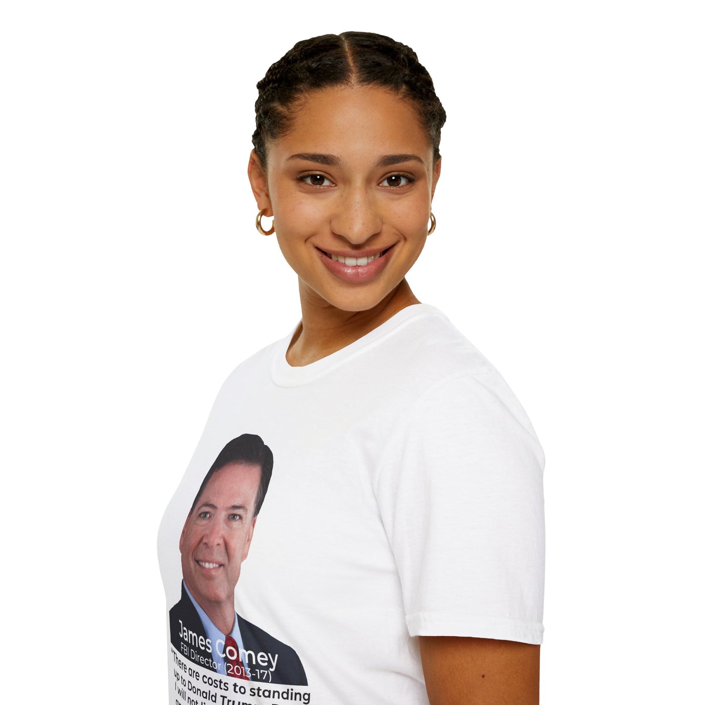 James Comey RESIST — Abuse of Power Protest T-Shirt – Double-Sided