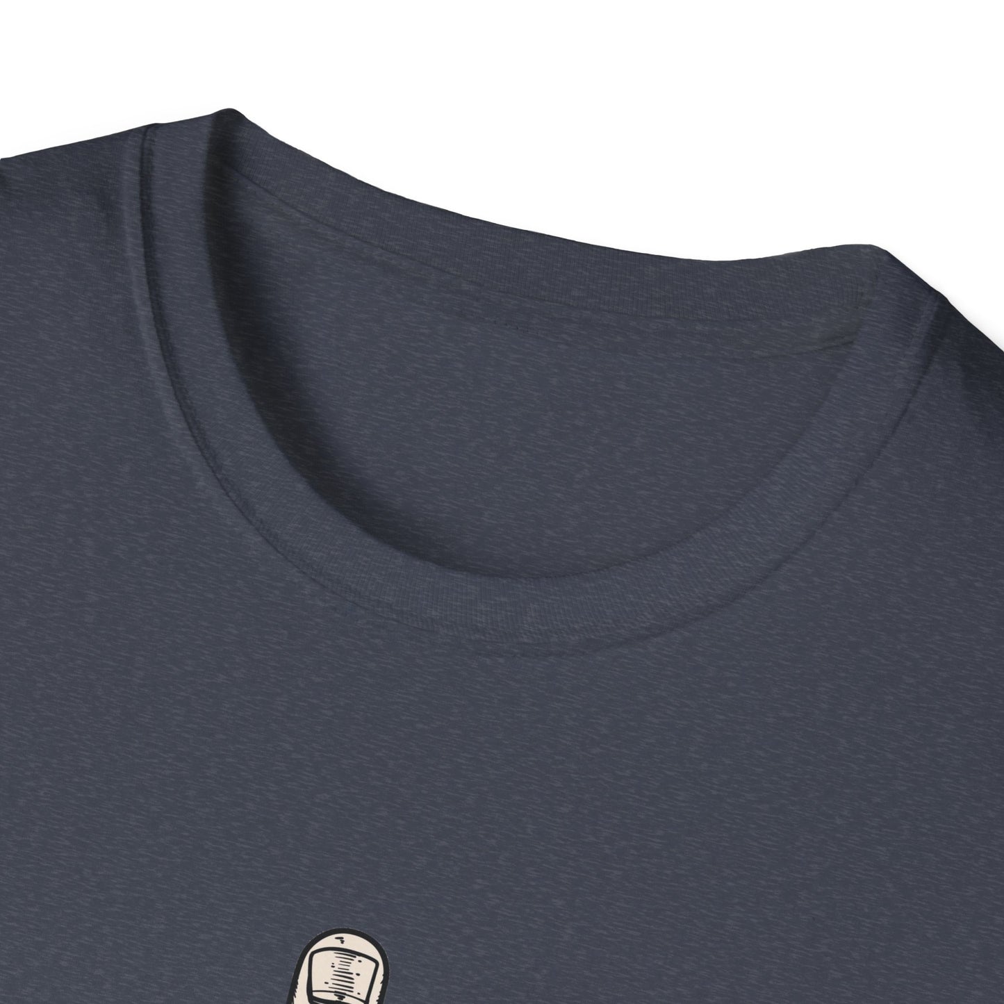 No Kings Protest Shirt – Resist Fascism Anti-Authoritarian Tee – Heather Navy