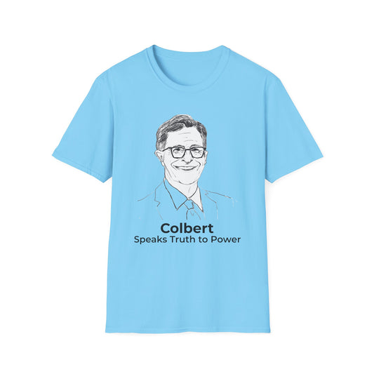 Stephen Colbert Speaks Truth to Power — Sky Blue