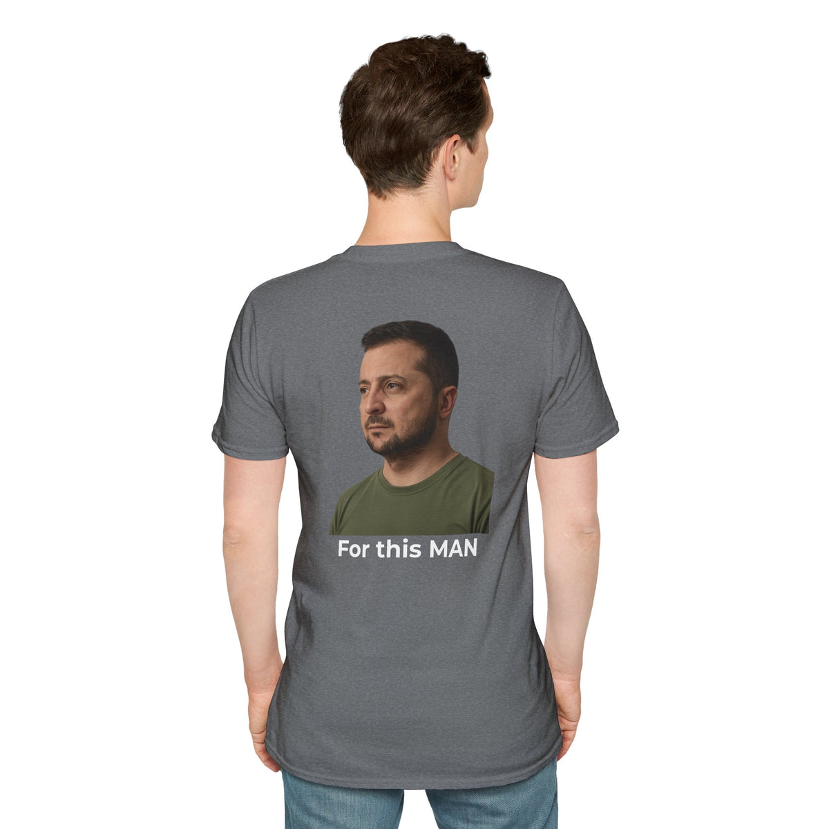 Trump vs Zelenskyy Satire Shirt – Let’s Make a Deal Political Tee – Graphite Gray