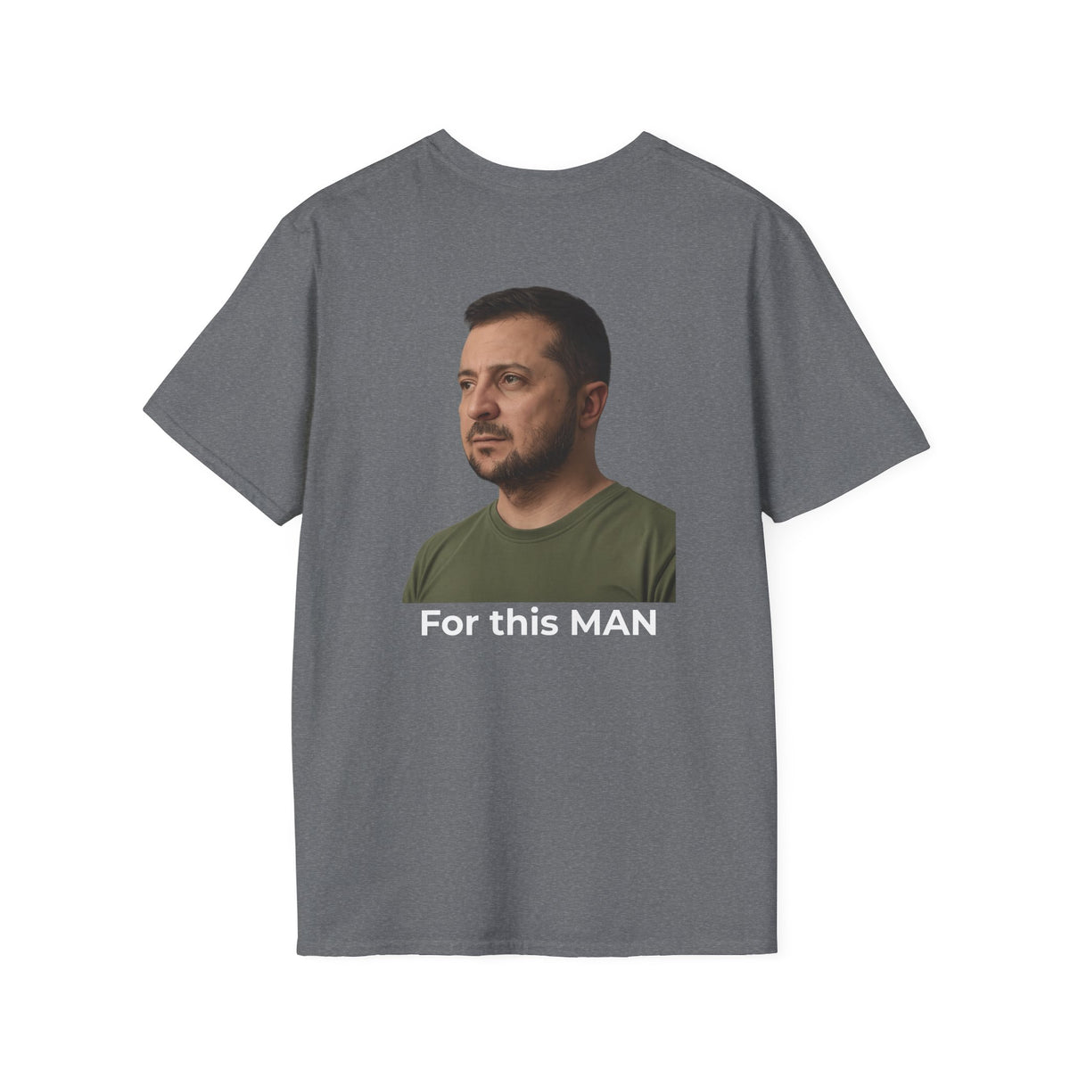 Trump vs Zelenskyy Satire Shirt – Let’s Make a Deal Political Tee – Graphite Gray