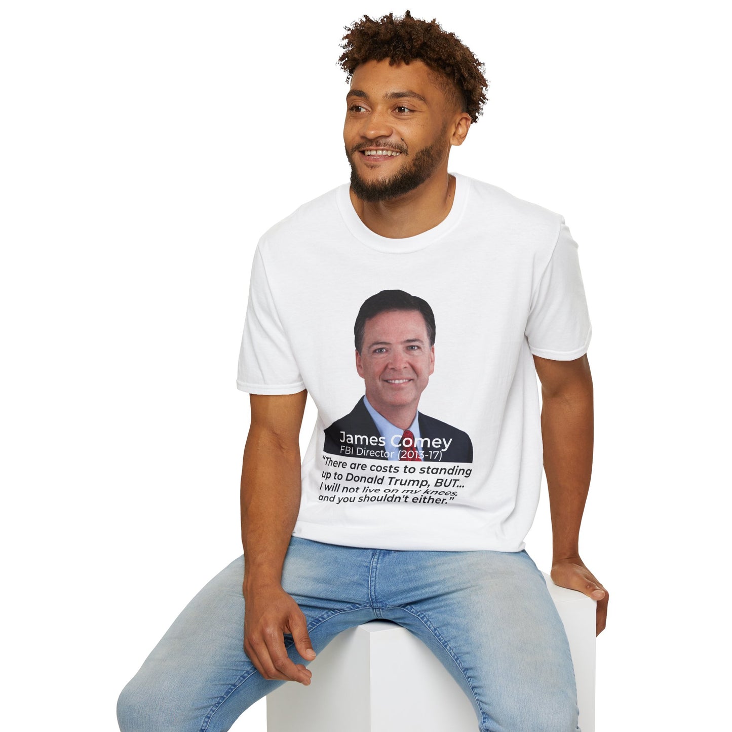 James Comey RESIST — Abuse of Power Protest T-Shirt – Double-Sided