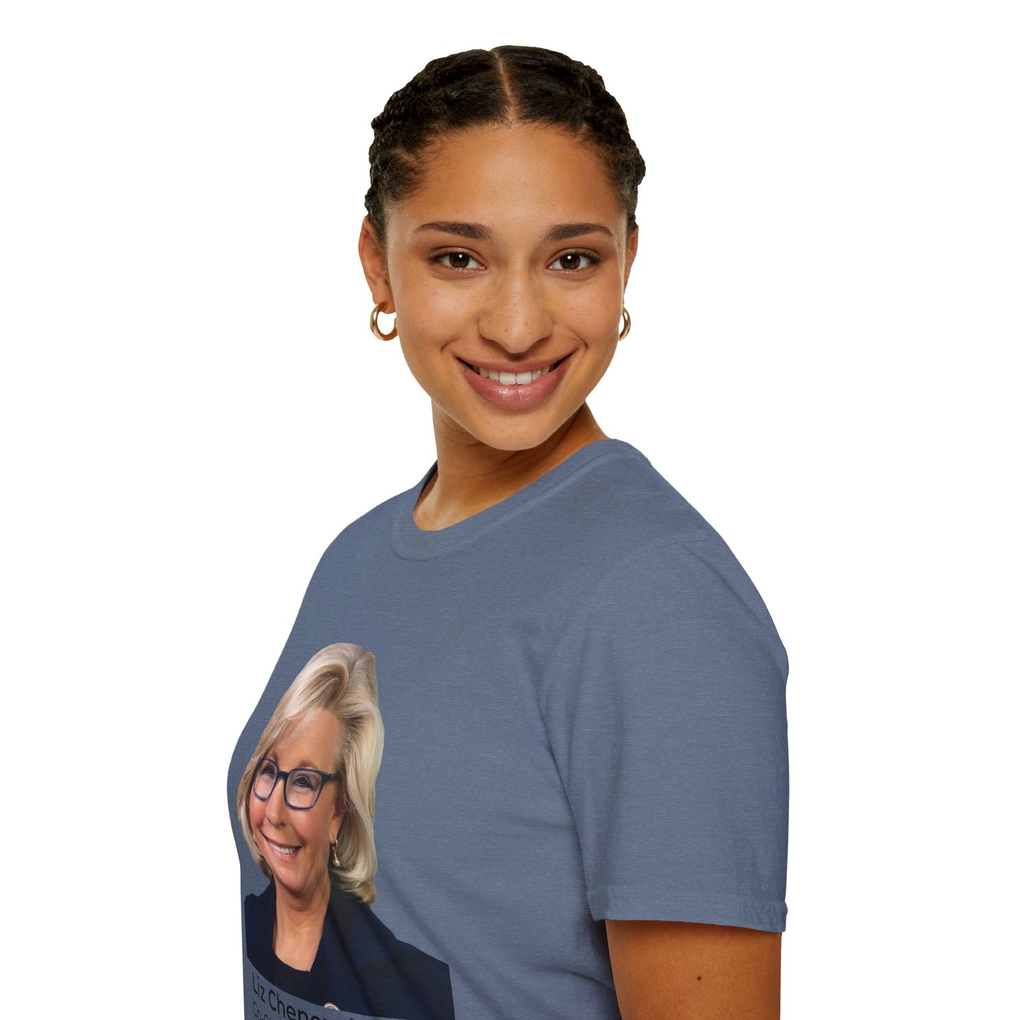 Liz Cheney T-Shirt – Truth Over Trump’s Big Lie Tee – Heather Indigo
