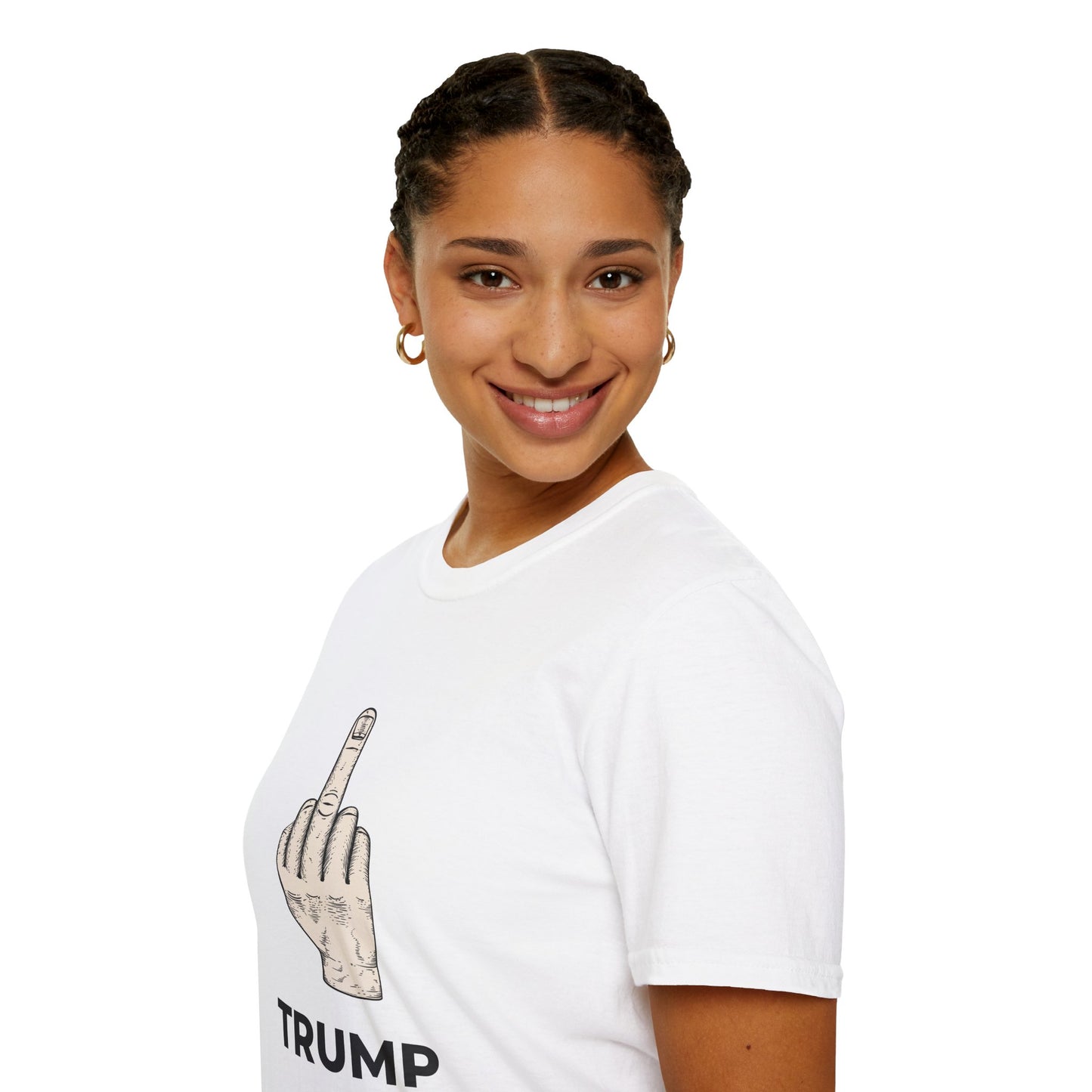 Flipping Off Tyranny: The First Amendment Speaks — Two-Sided Statement Tee