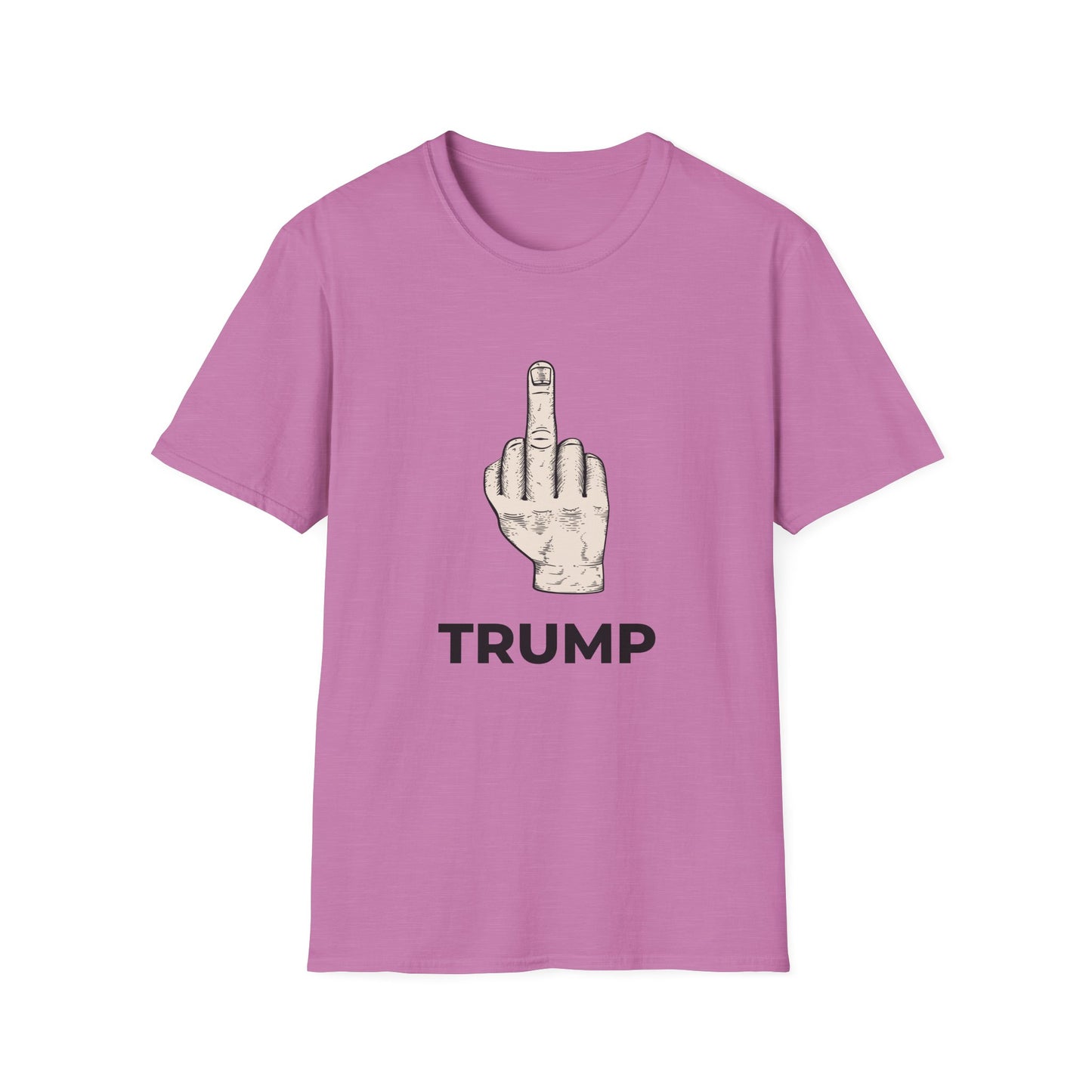 Flipping Off Tyranny: The First Amendment Speaks — Two-Sided PINK Statement Tee
