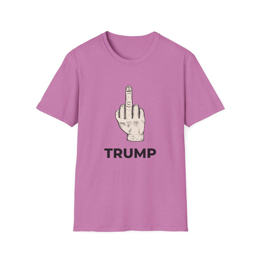 Flipping Off Tyranny: The First Amendment Speaks — Two-Sided PINK Statement Tee