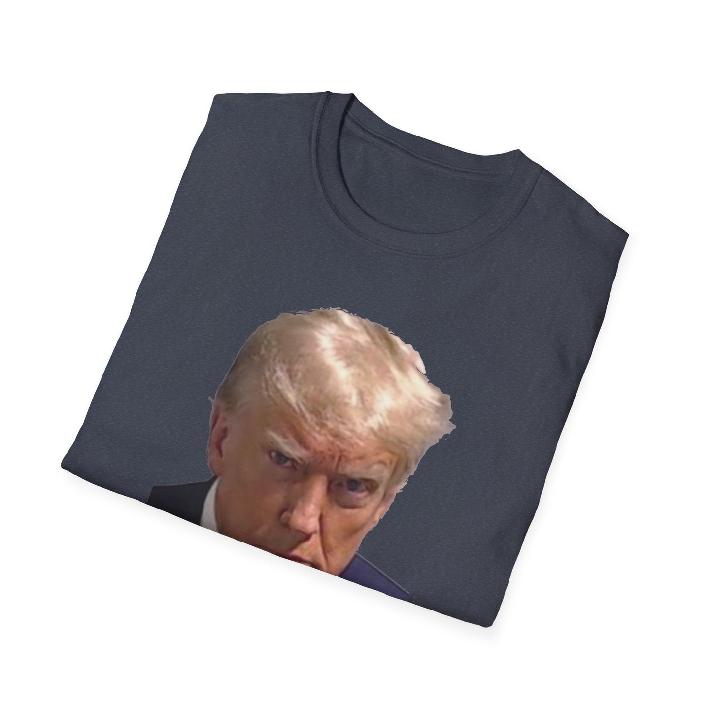 “Hoax” is Truth – Two-Sided Political Statement T-Shirt – Heather Navy