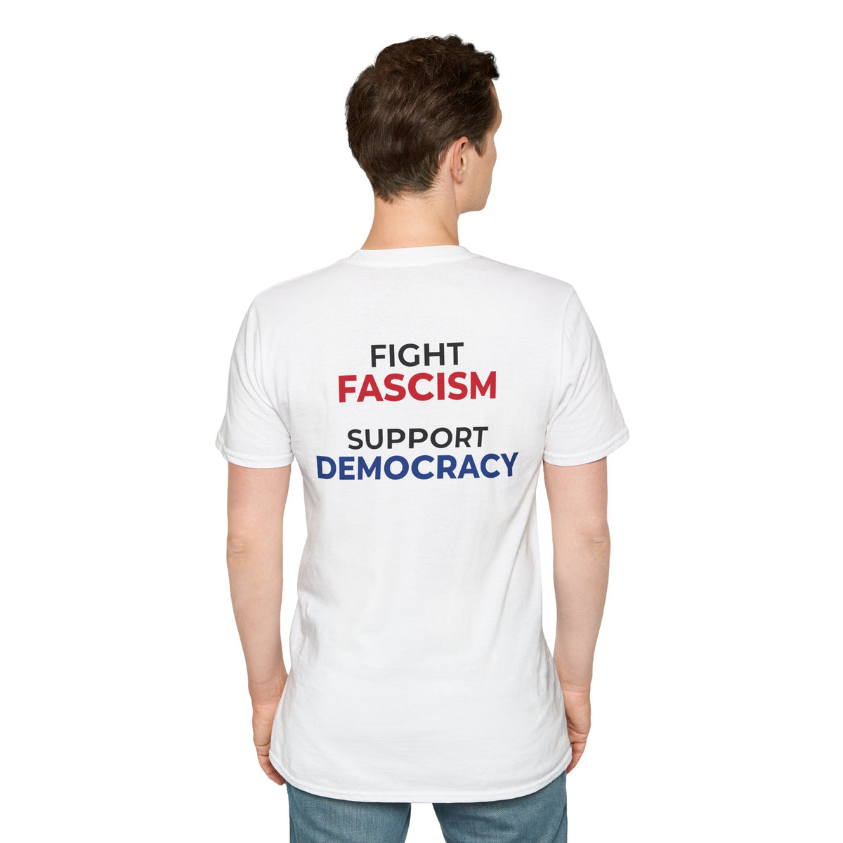 The Enemy Within – Fight Fascism, Support Democracy T-Shirt | Two-Sided Political Activist Tee