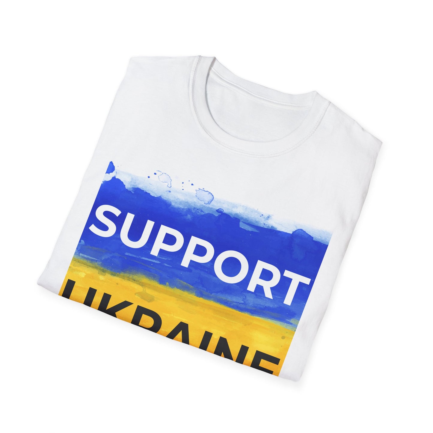 Support Ukraine T-Shirt – Ukrainian Flag Solidarity Tee
