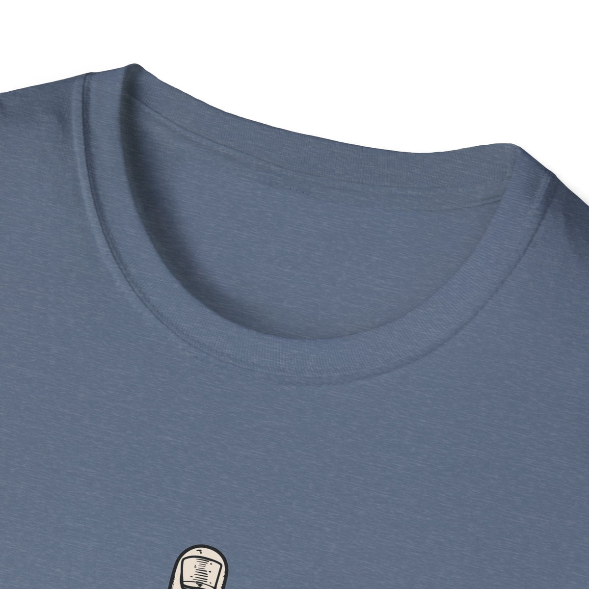 No Kings Protest Shirt – Resist Fascism Anti-Authoritarian Tee – Heather Indigo