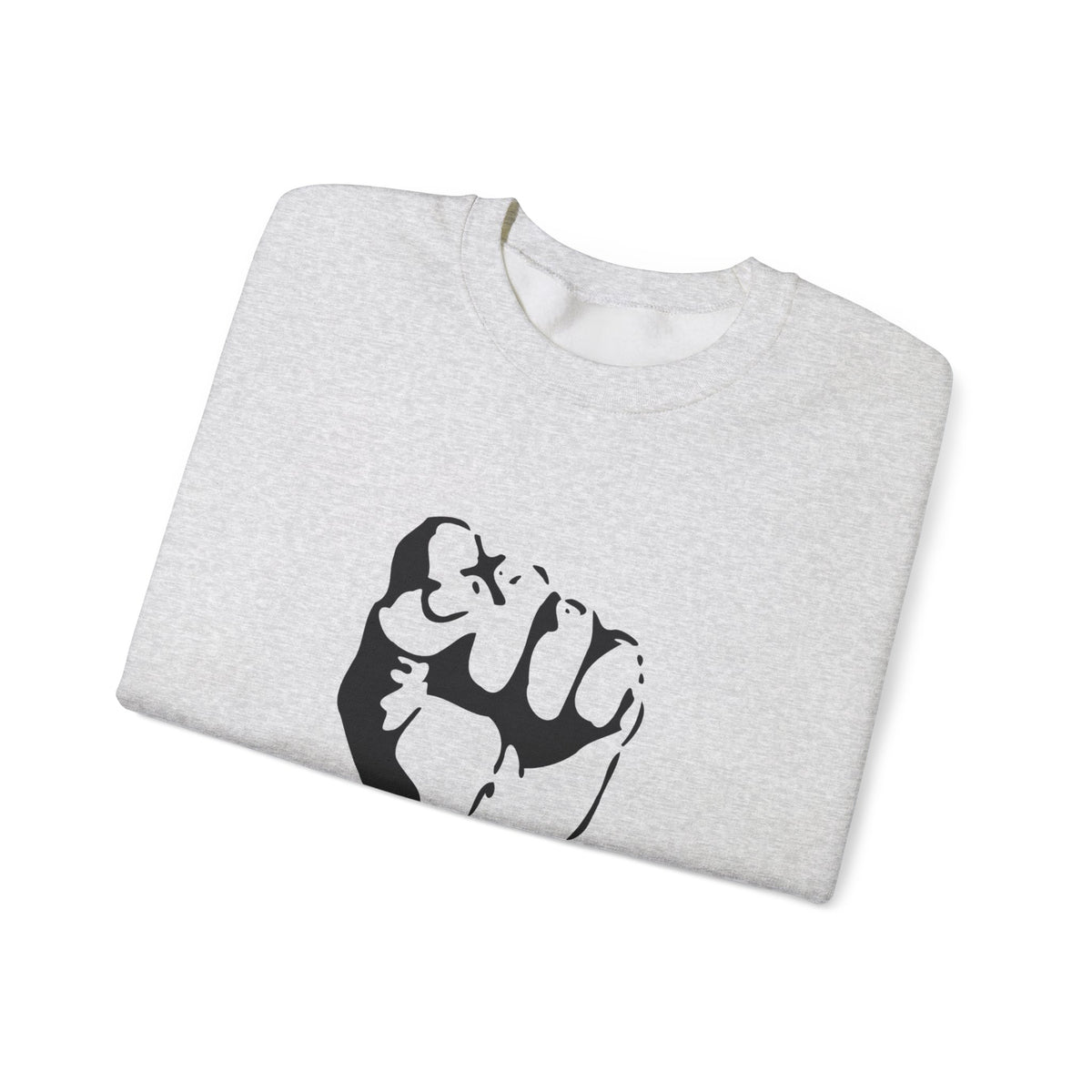 I Am the Resistance Crewneck Sweatshirt – This Stops When Enough of Us Say NO – Ash