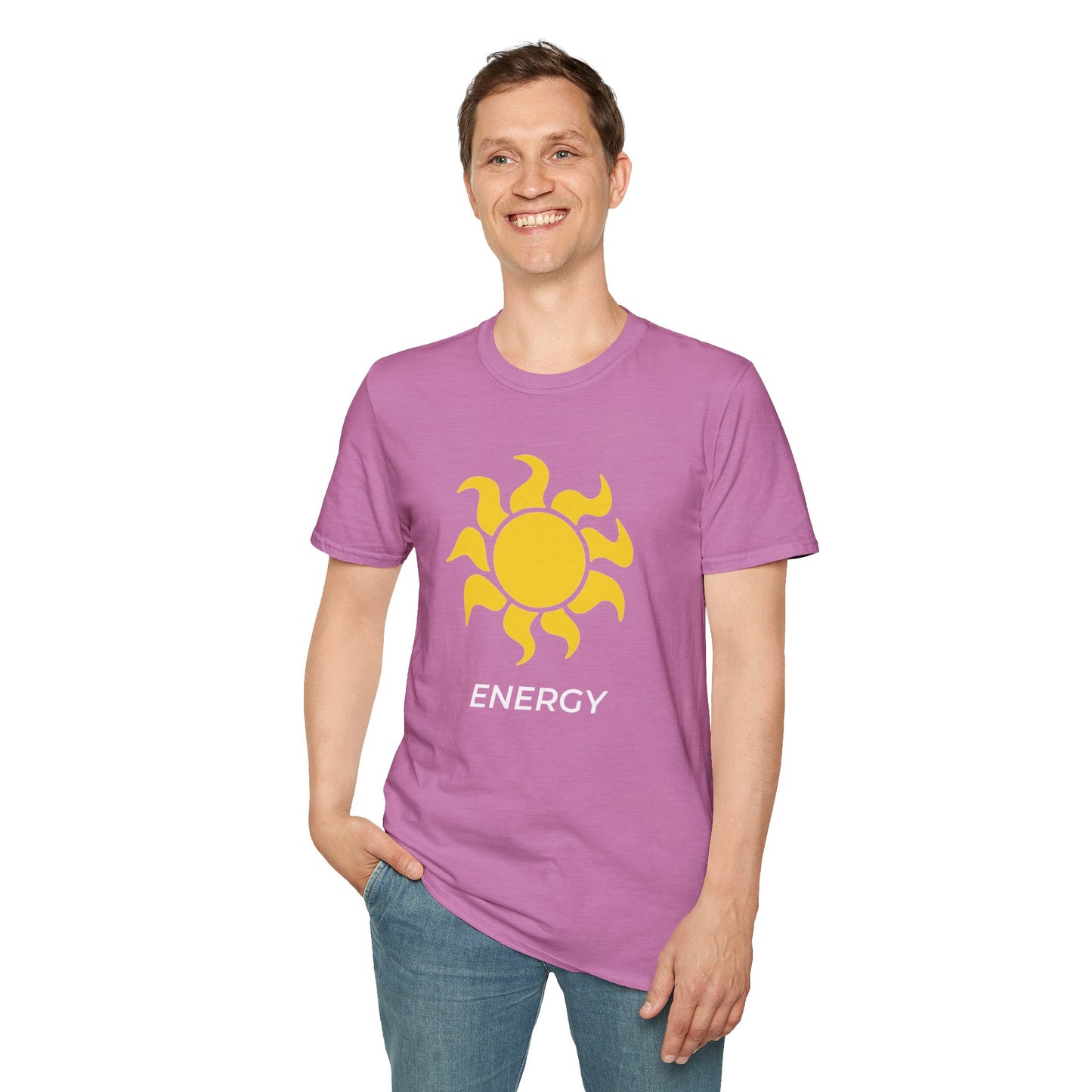 Climate Action Shirt – Solar Renewable Energy T-Shirt – Heather Radiant Orchid