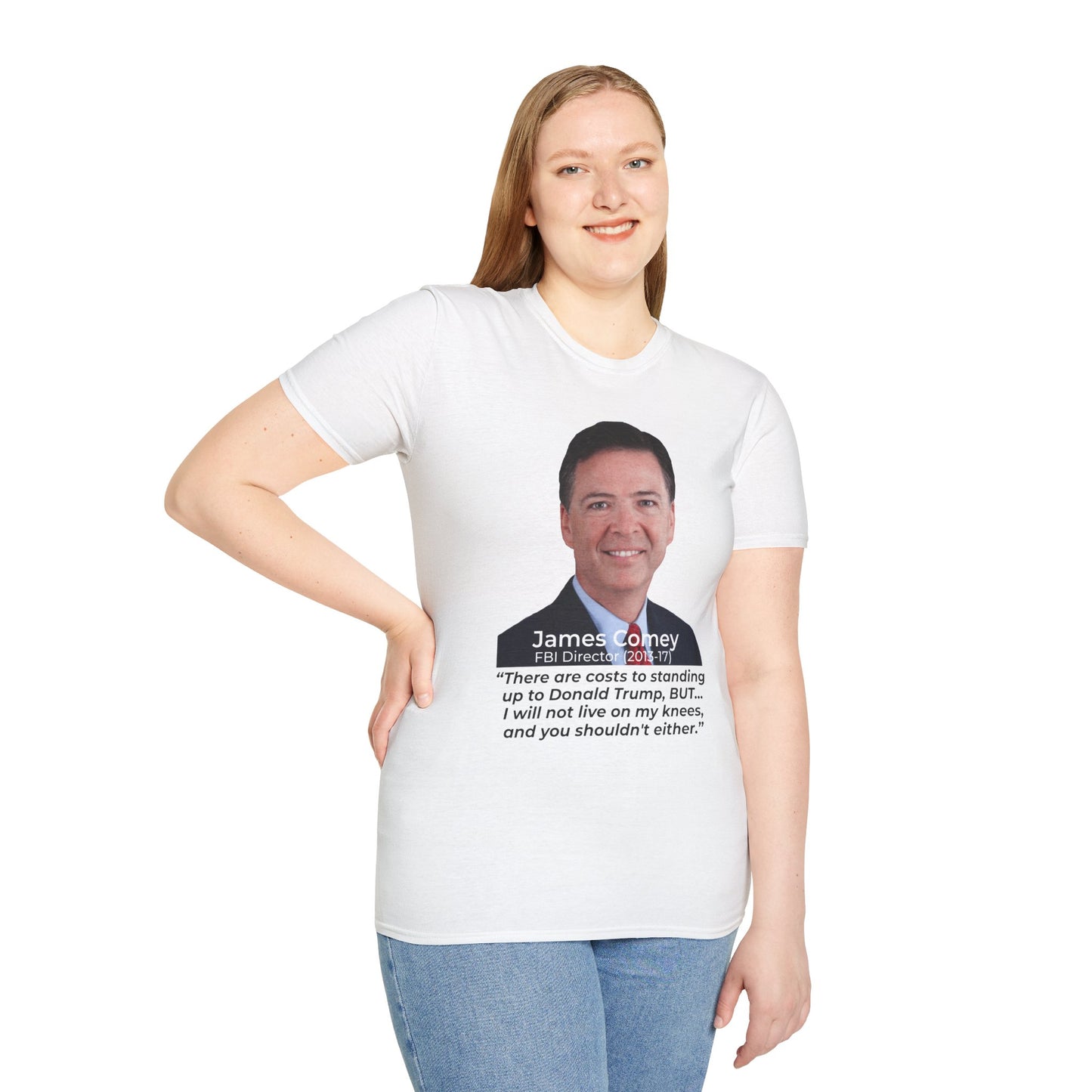 James Comey RESIST — Abuse of Power Protest T-Shirt – Double-Sided