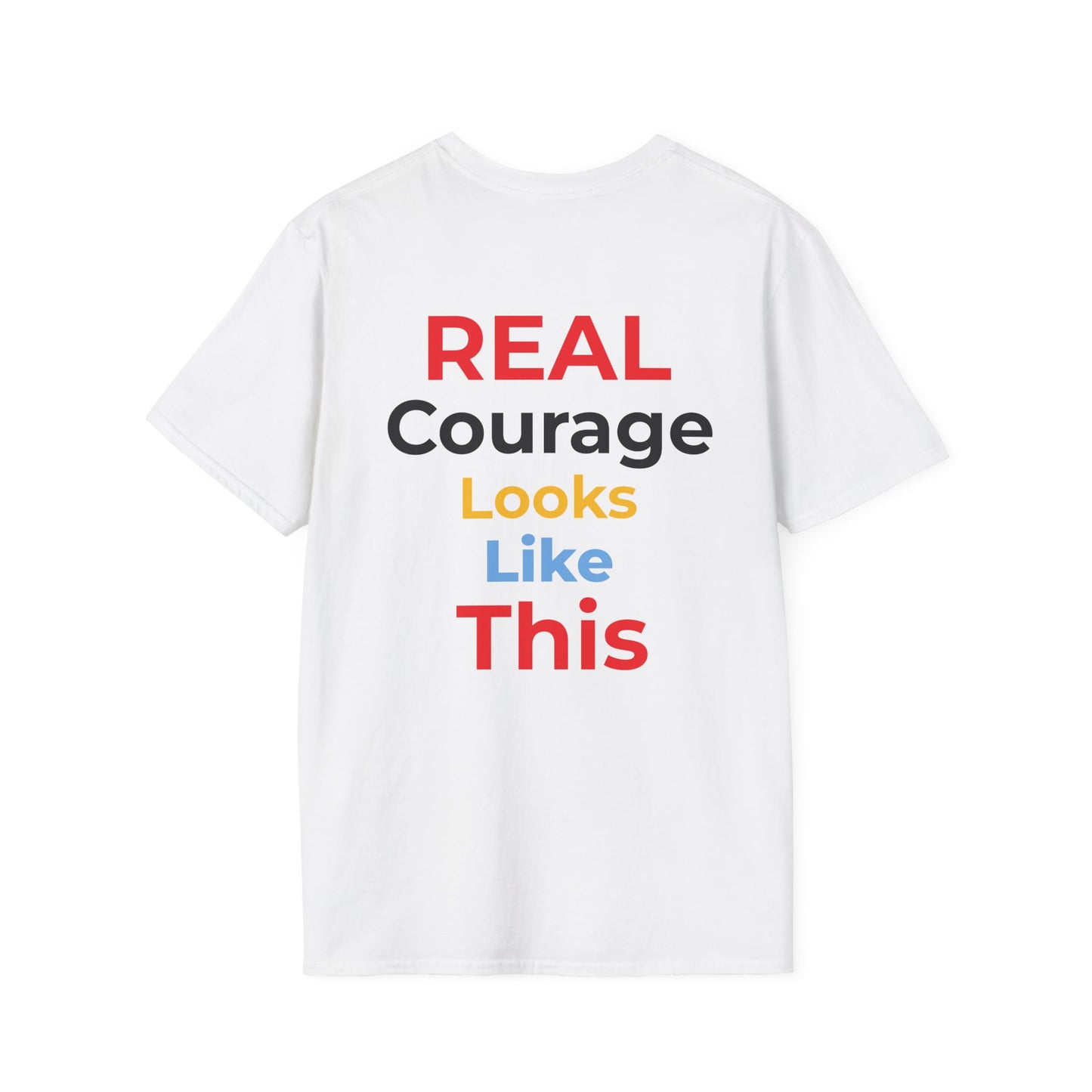 Real Courage – Zelenskyy Tribute T-Shirt | Stand With Ukraine
