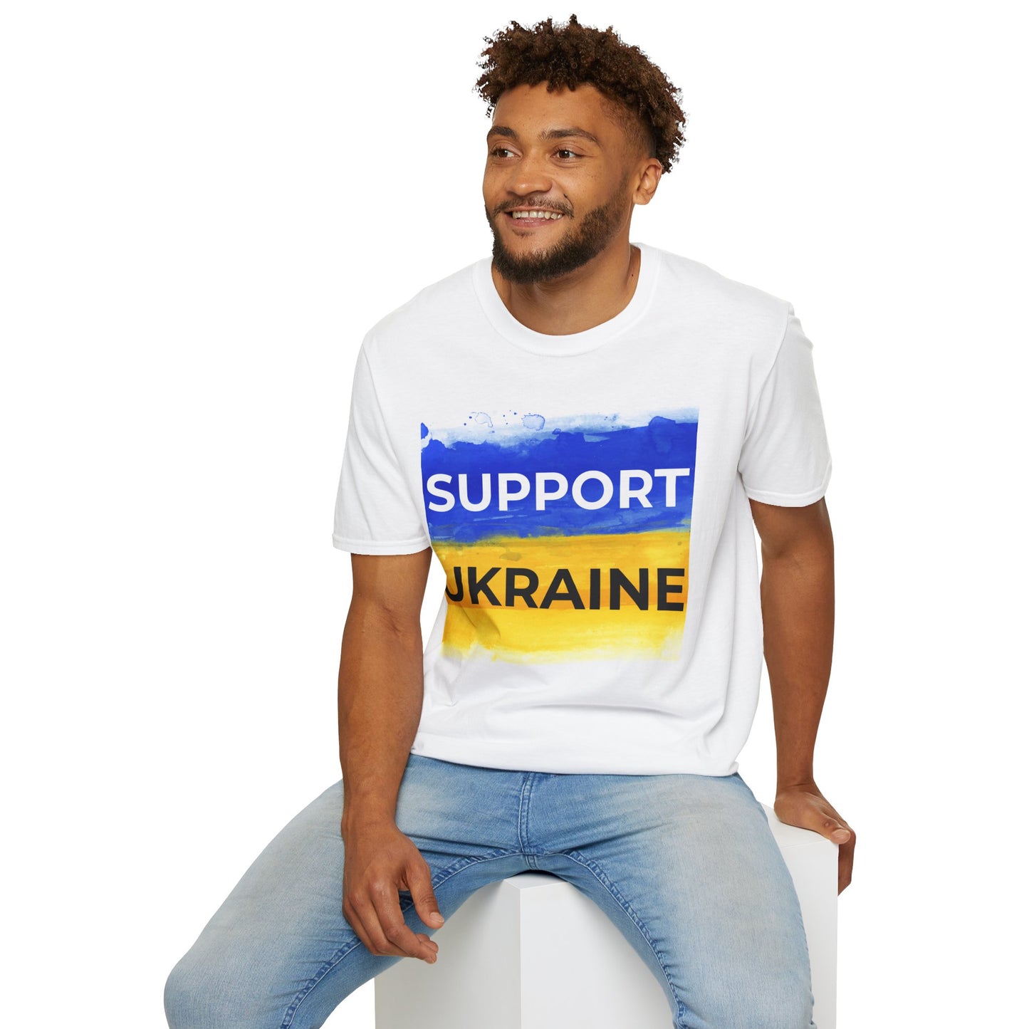 Support Ukraine T-Shirt – Ukrainian Flag Solidarity Tee