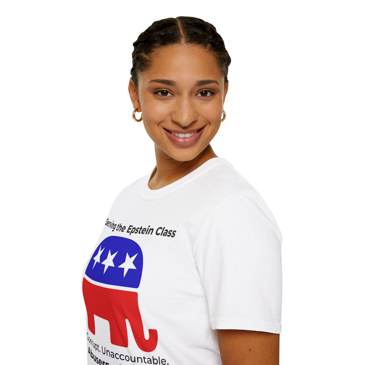 Serving the Elite Class T-Shirt – Political Accountability Protest Tee