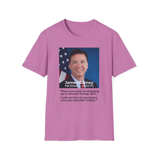 James Comey “RESIST” — Abuse of Power Protest T-Shirt (Double-Sided)