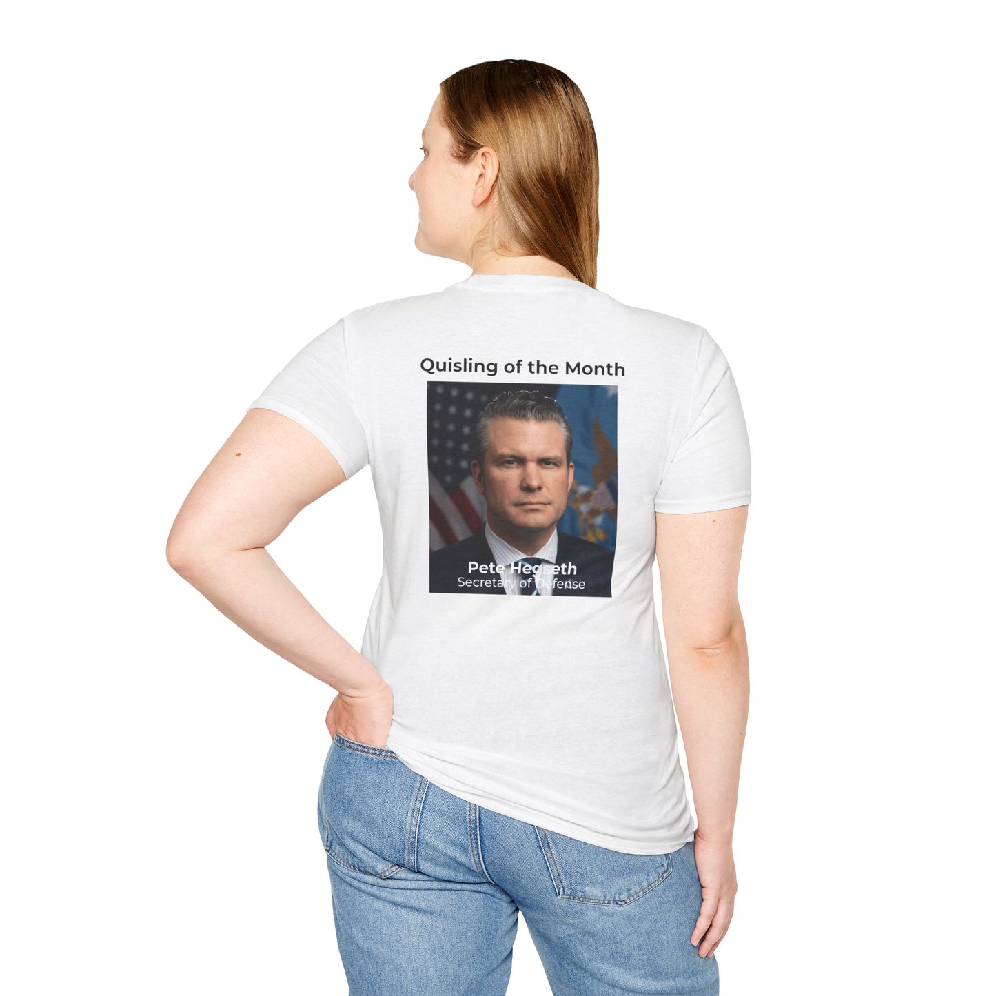 Quisling of the Month (December) T-Shirt – Pete Hegseth Accountability Tee