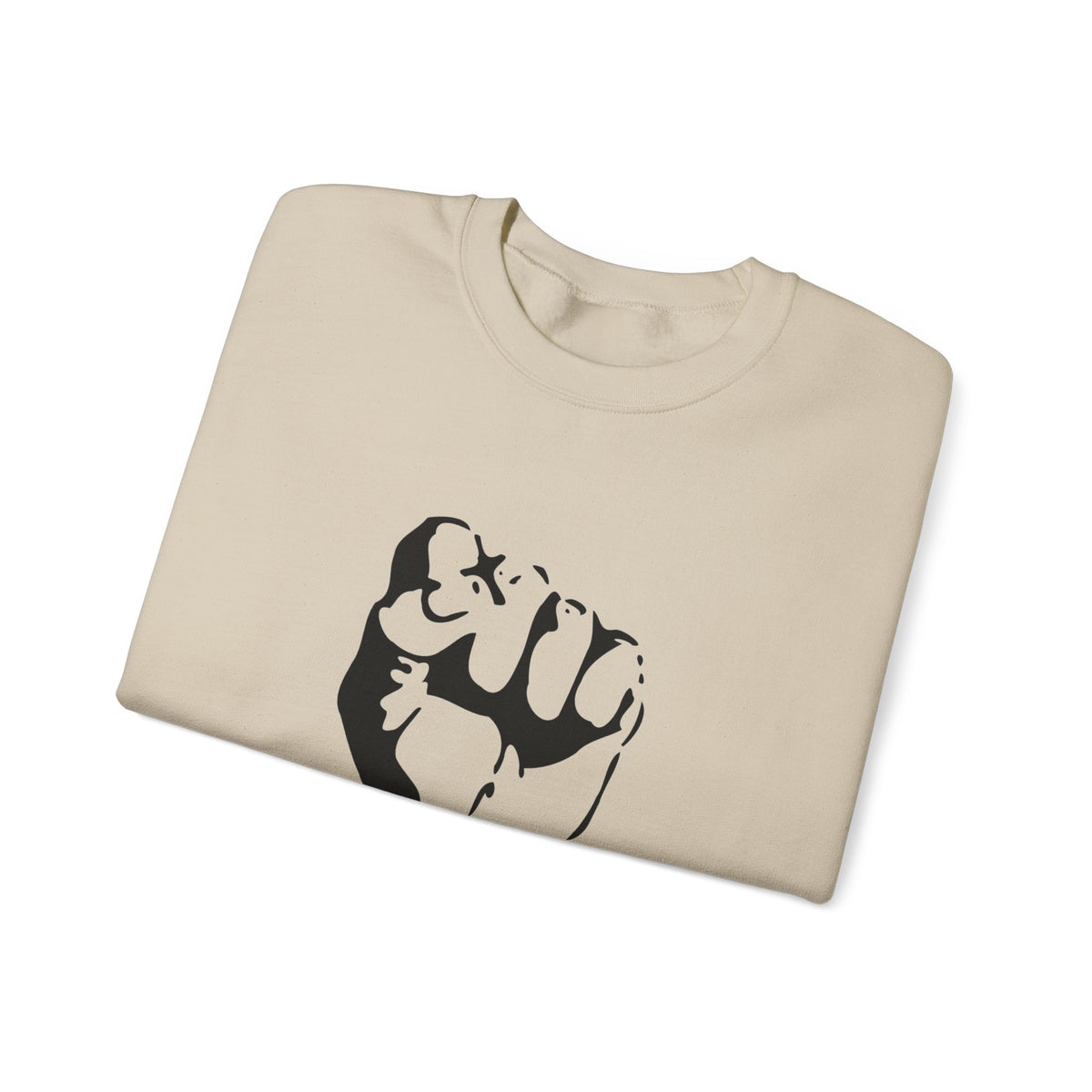 I Am the Resistance Crewneck Sweatshirt – This Stops When Enough of Us Say NO – Sand