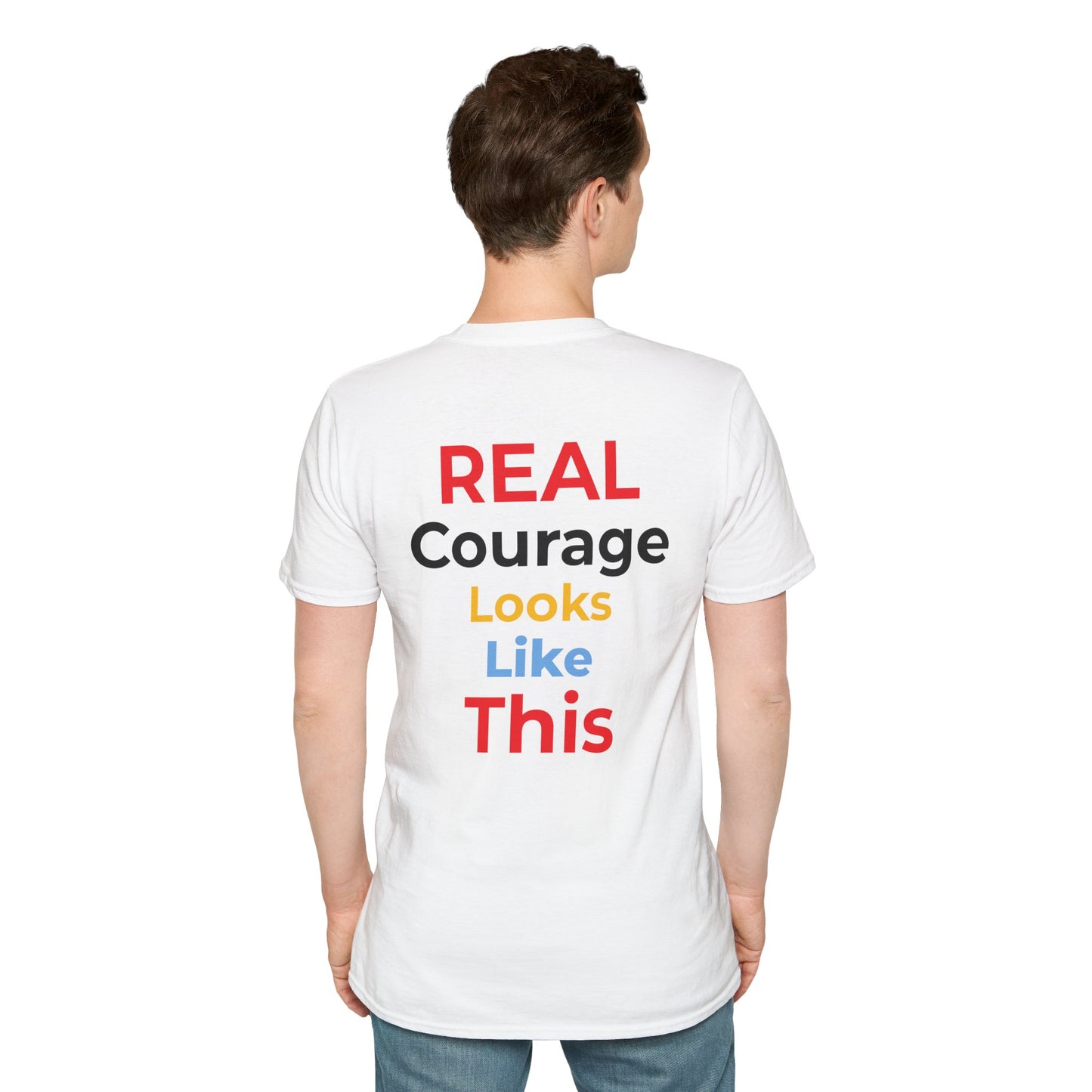 Real Courage – Zelenskyy Tribute T-Shirt | Stand With Ukraine