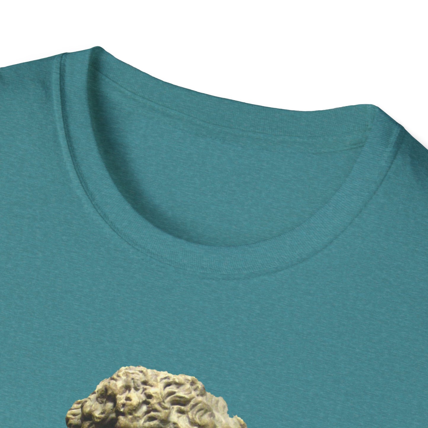 The Tyrant’s Pretext T-Shirt HEATHER GALAPAGOS BLUE– Aesop Quote Front