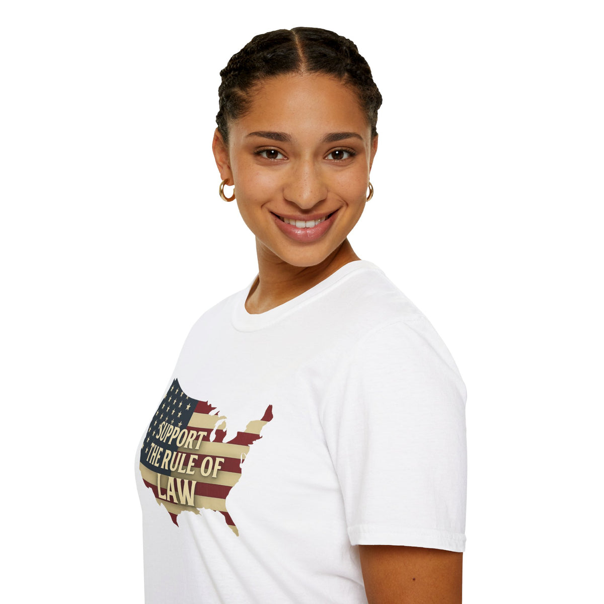 Support the Rule of Law T-Shirt – Civic Responsibility Protest Tee