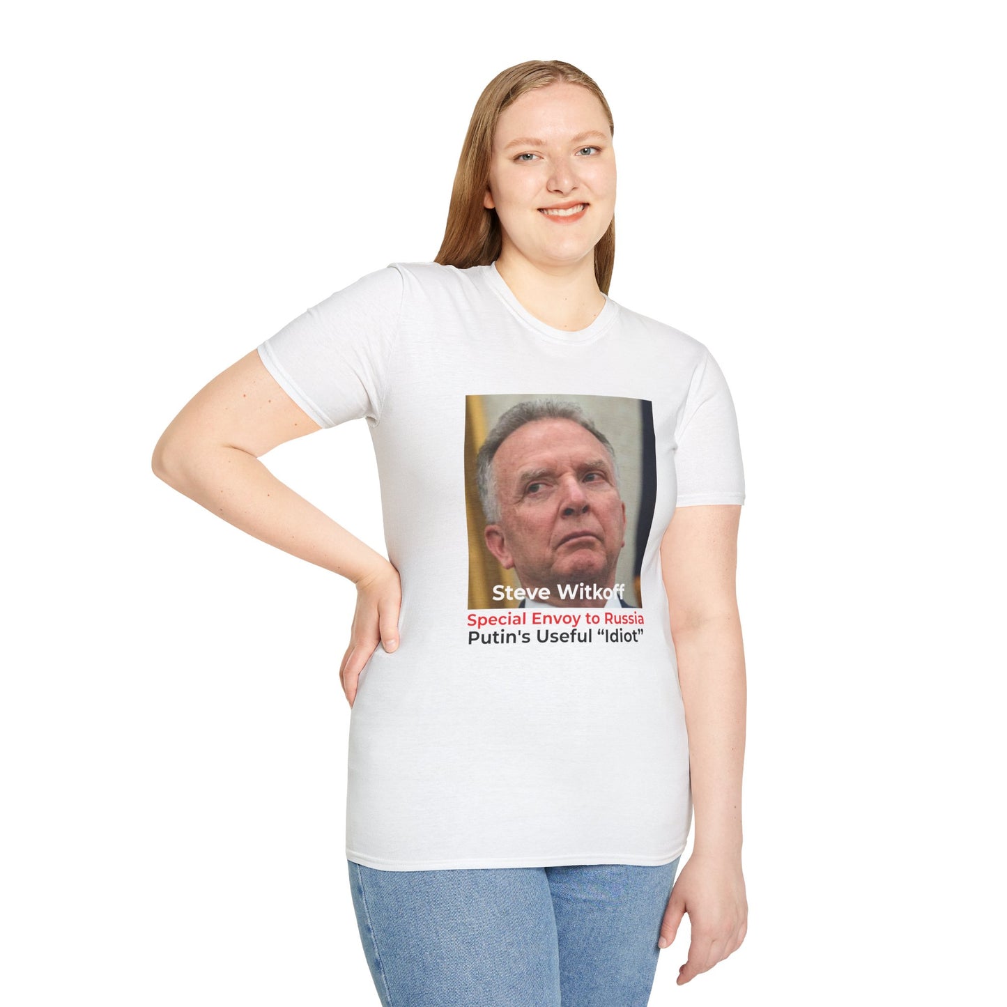 Putin’s “Useful Idiot” – Political Satire T-Shirt