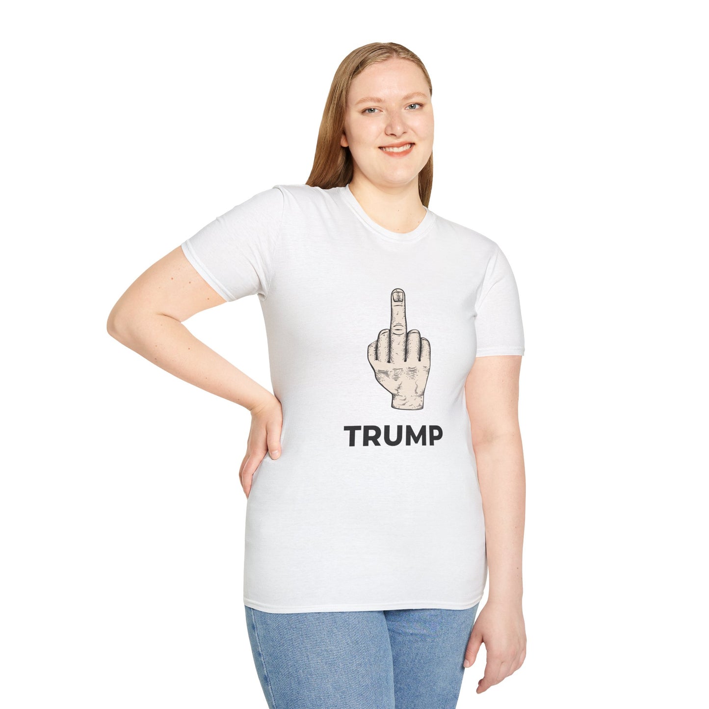 Flipping Off Tyranny: The First Amendment Speaks — Two-Sided Statement Tee
