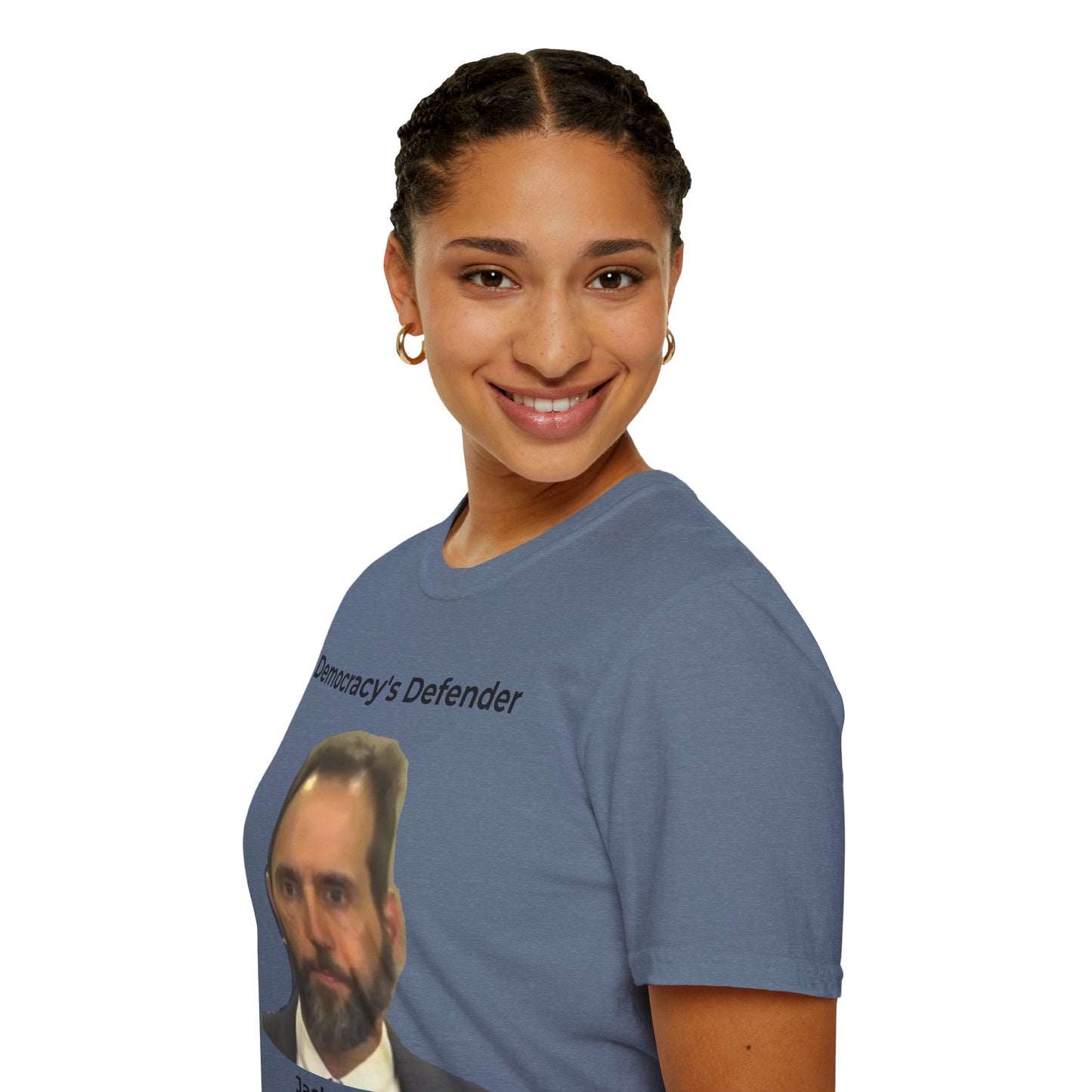 Democracy’s Defender – Jack Smith Special Counsel T-Shirt – Heather Indigo