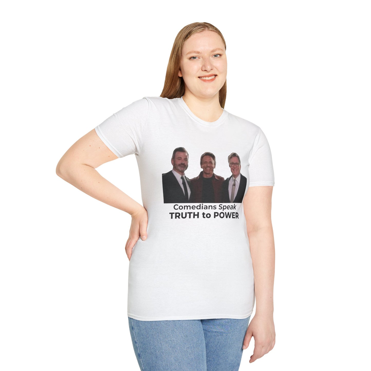 Dictators HATE Comedians – Truth to Power Satire Tee