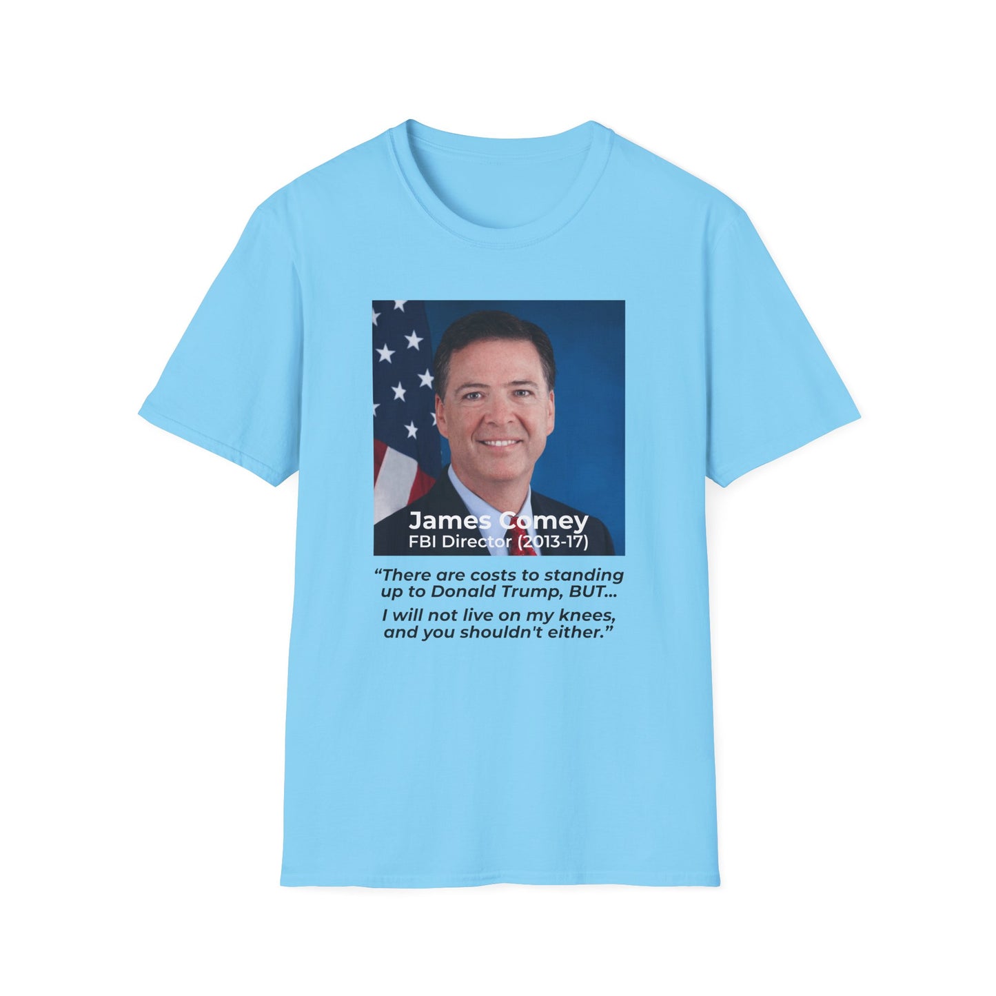 James Comey “RESIST” — Abuse of Power Protest T-Shirt (Double-Sided)