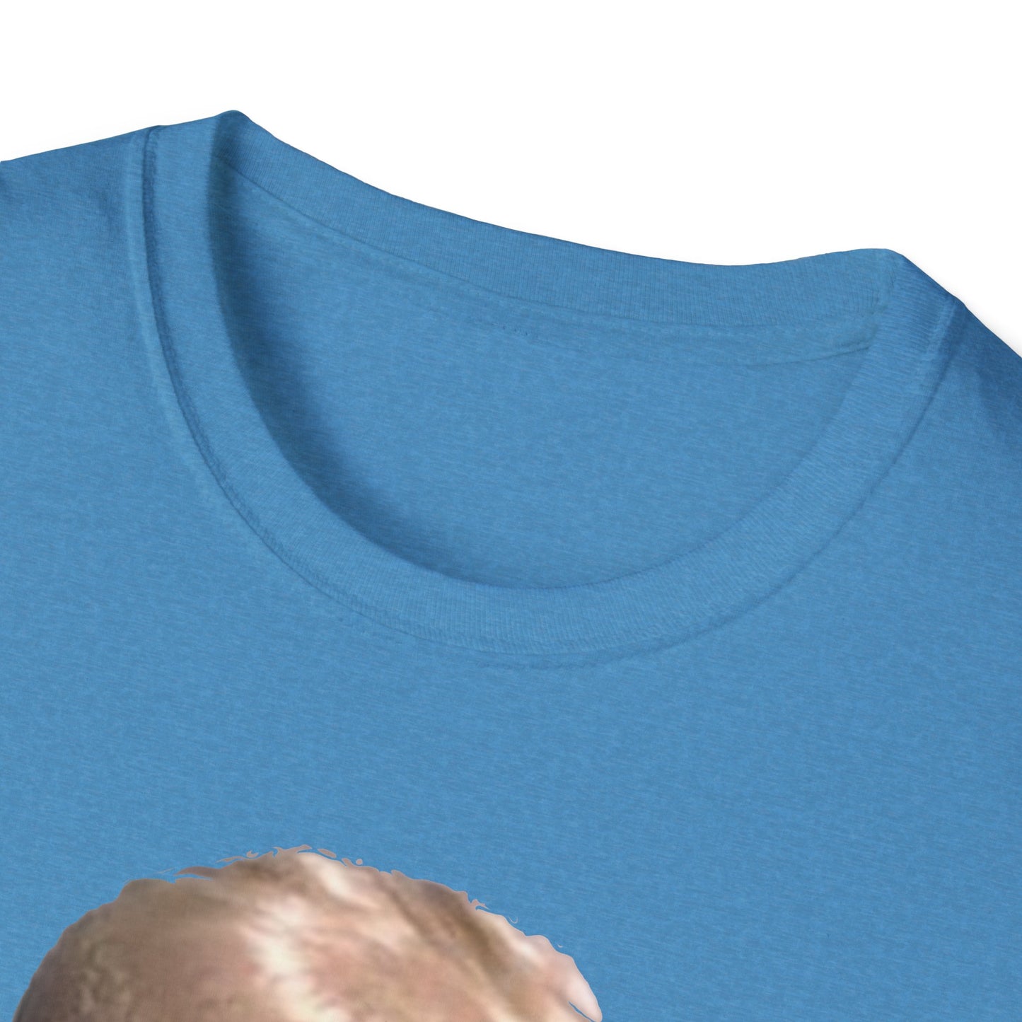 “Hoax” is Truth – Two-Sided Political Statement T-Shirt – Heather Sapphire