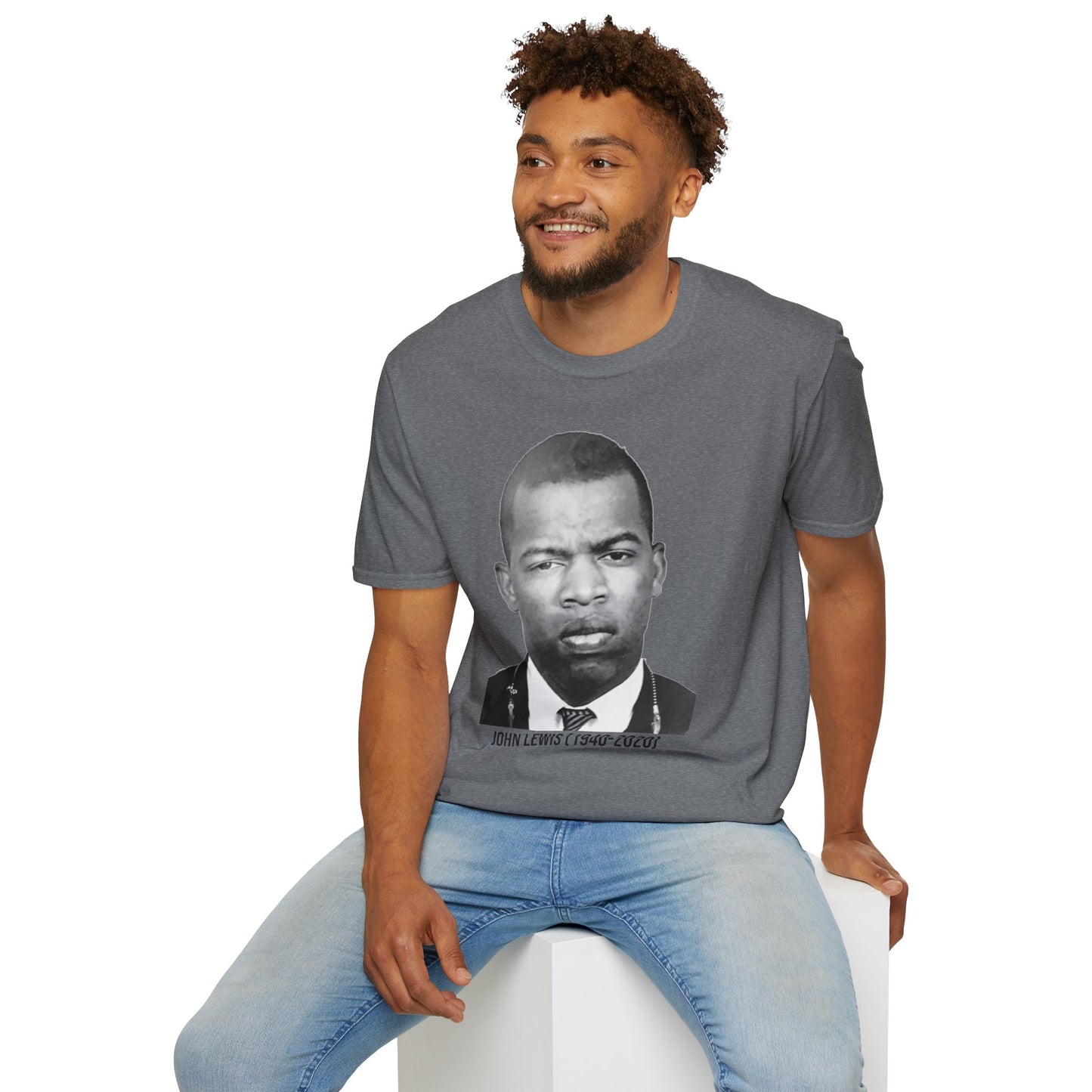 John Lewis Get in Good Trouble Legacy Shirt – Civil Rights Quote Tee – Graphite Heather