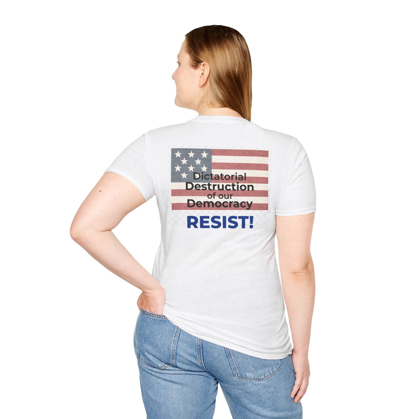 Destruction of American Democracy – People’s House / RESIST Tee