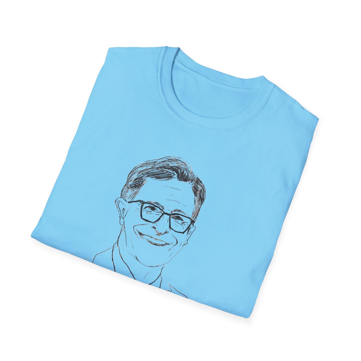 Comedy Is Not a Crime, but Silencing It Is—Stephen Colbert Sky Blue Free Speech T-Shirt