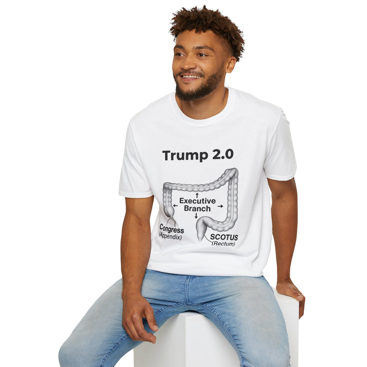 Democracy Protest Shirt – Broken Democracy Political Statement T-Shirt