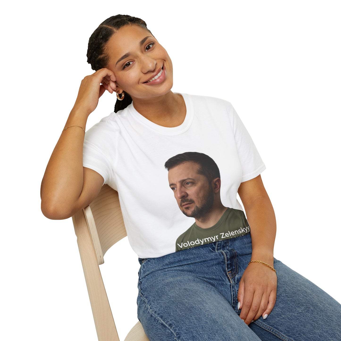 Real Courage – Zelenskyy Tribute T-Shirt | Stand With Ukraine