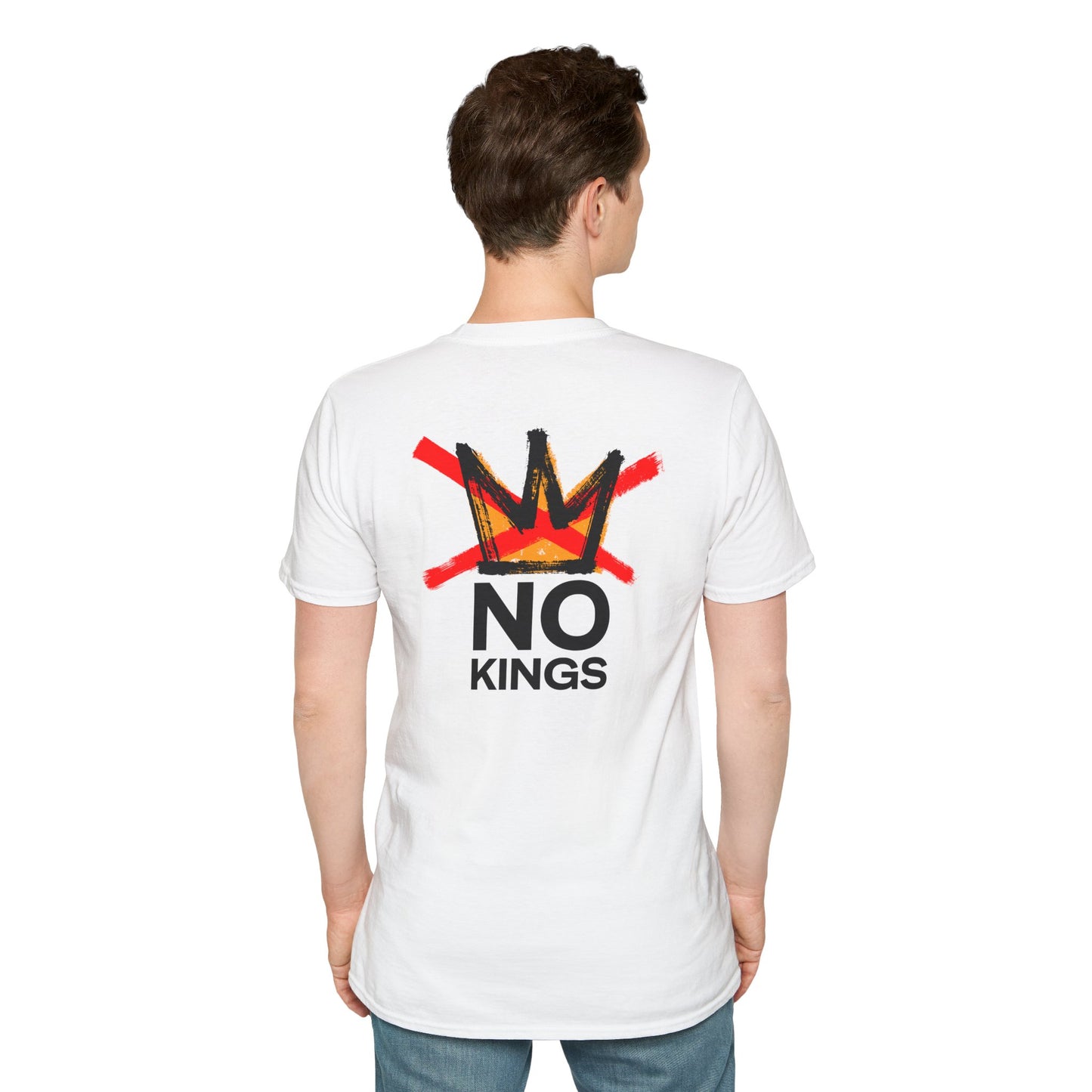 Flipping Off Tyranny: No Kings in America — Two-Sided Statement Tee