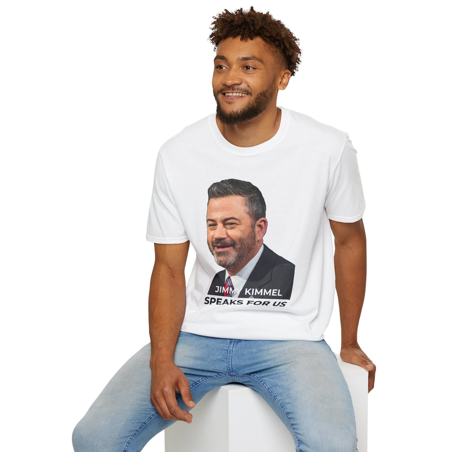 Jimmy Kimmel Free Speech T-Shirt – First Amendment Protest Tee