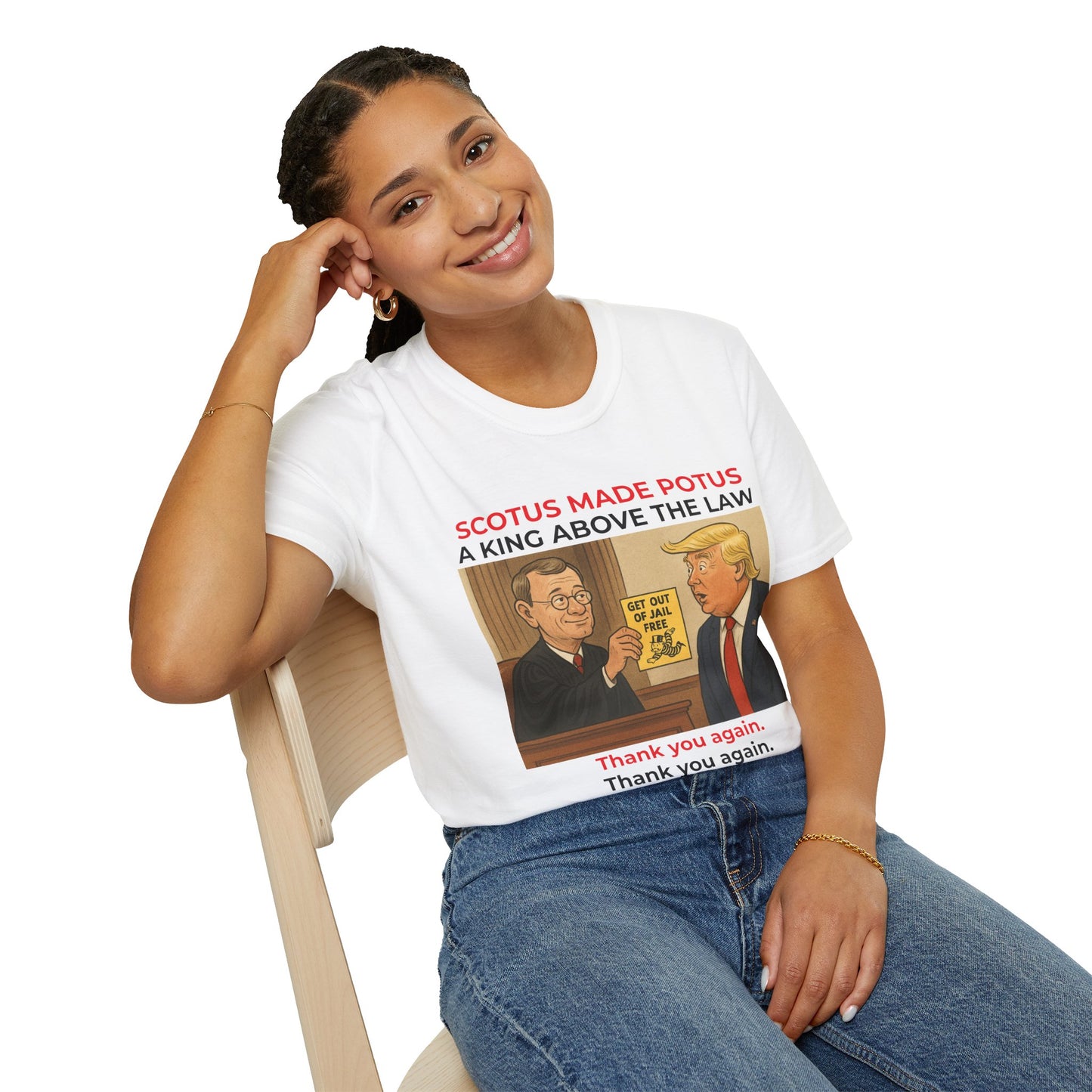 Above the Law – SCOTUS & Trump Political T-Shirt | Demand Judicial Reform